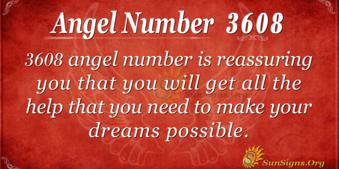 3608 angel number