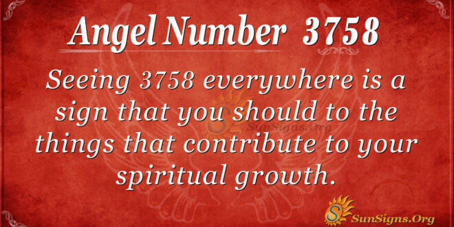 3758 angel number