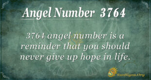 3764 angel number