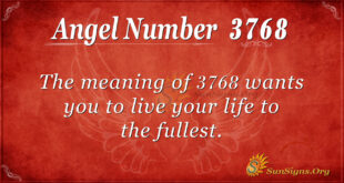 3768 angel number