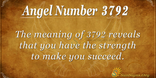 3792 angel number