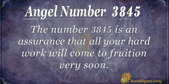 3845 angel number