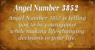 3852 angel number