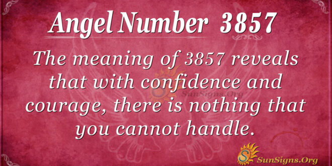 3857 angel number