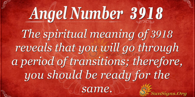 3918 angel number