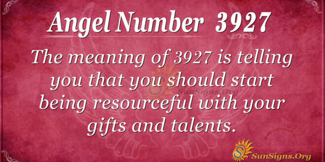 3927 angel number