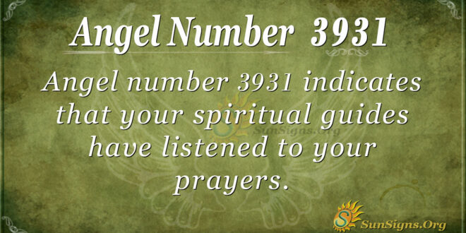 3931 angel number