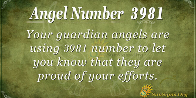 3981 angel number