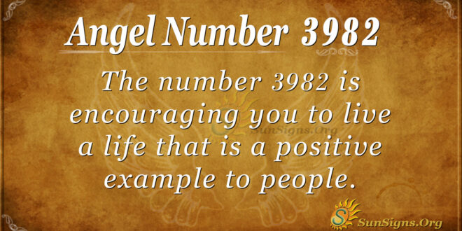 3982 angel number