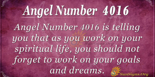 4016 angel number