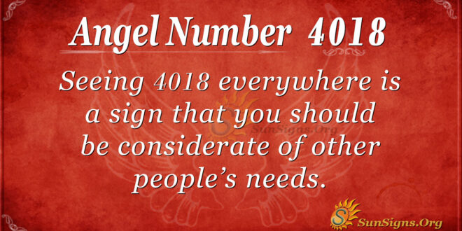 4018 angel number