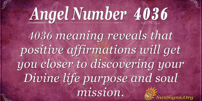 4036 angel number