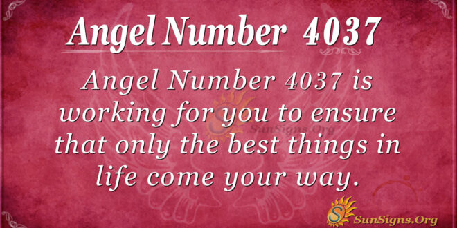 4037 angel number