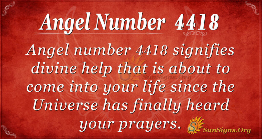 4418 angel number