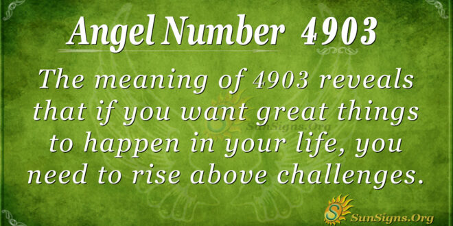 4903 angel number