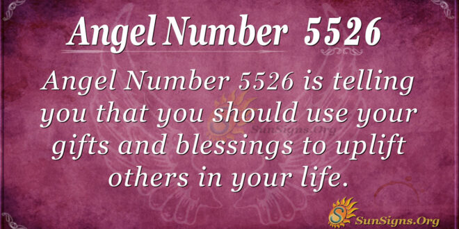 angel number 5526