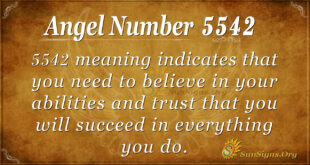 5542 angel number