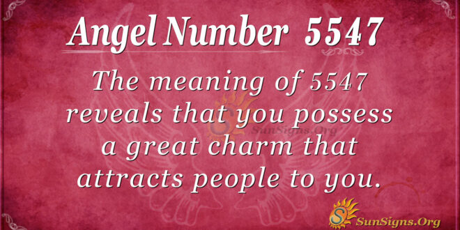 5547 angel number