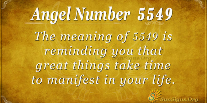 5549 angel number