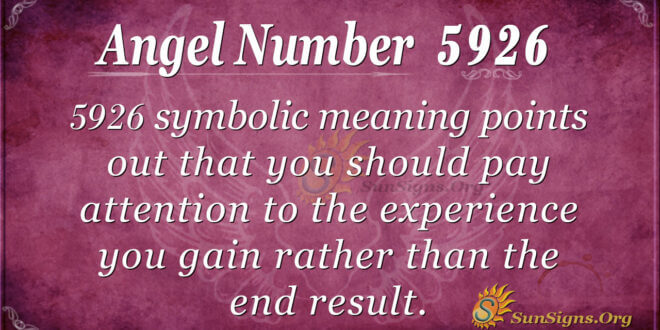 5926 angel number