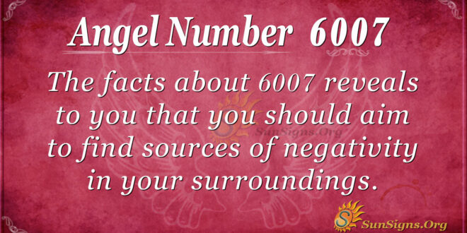 6007 angel number