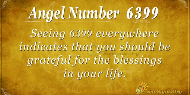 6399 angel number