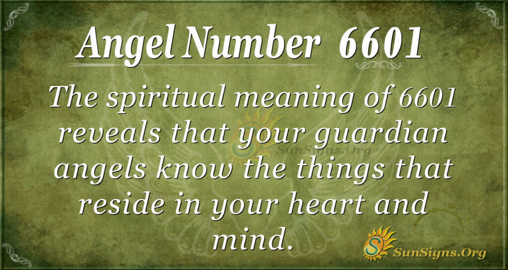 6601 angel number