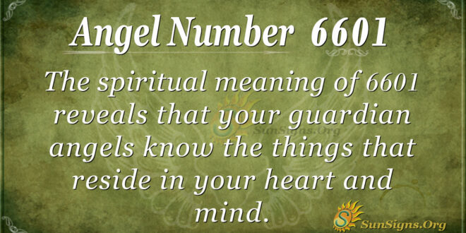 6601 angel number