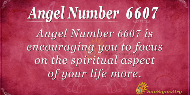 6607 angel number