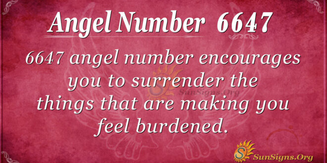 6647 angel number