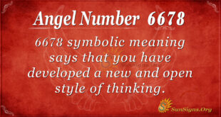 6678 angel number