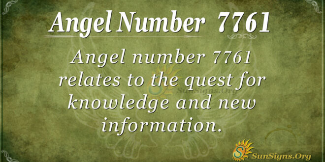 7761 angel number