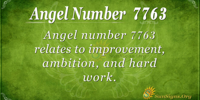 7763 angel number