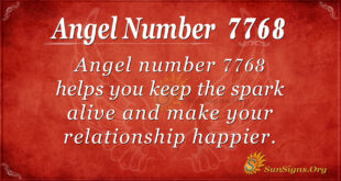 7768 angel number