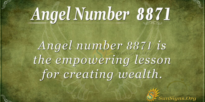 8871 angel number
