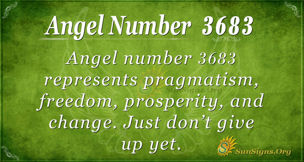 3683 angel number