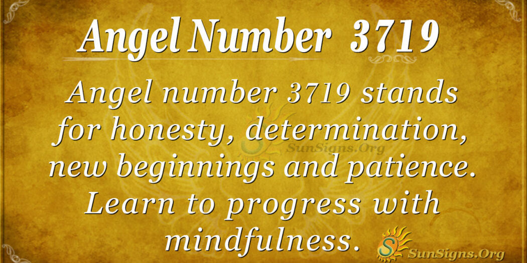 Angel Number 3719 Meaning: Prosperous Life Ahead - SunSigns.Org