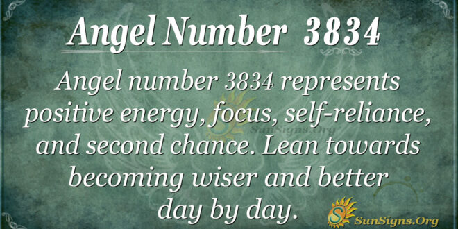 3834 angel number