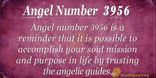 Angel Number 3956