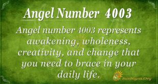 4003 angel number