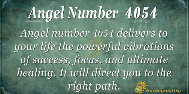 4054 angel number