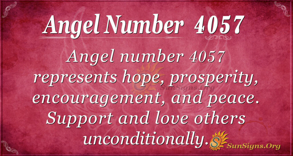 4057 angel number