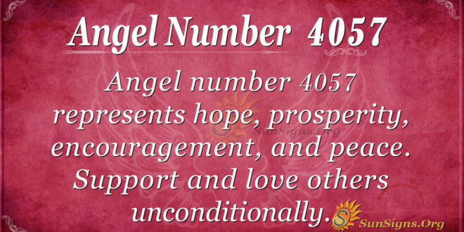4057 angel number
