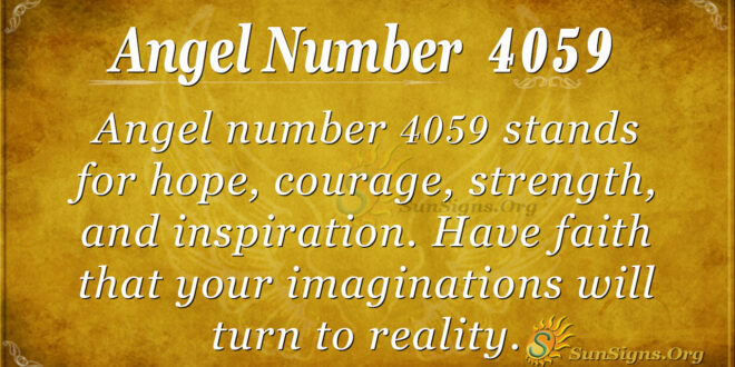 4059 angel number