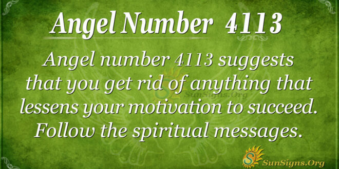 4113 angel number