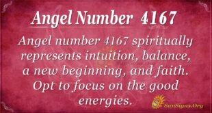Angel number 4167