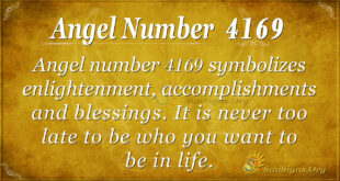 Angel number 4169