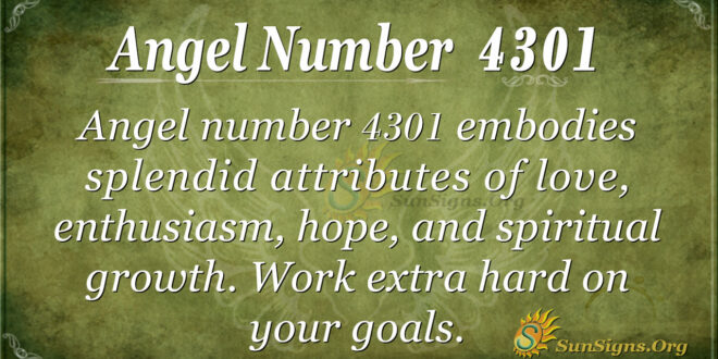 4301 angel number