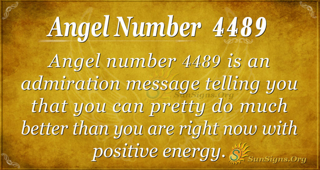 Angel Number 4489 Represents Stability And Patience SunSigns Org