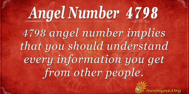 4798 angel number
